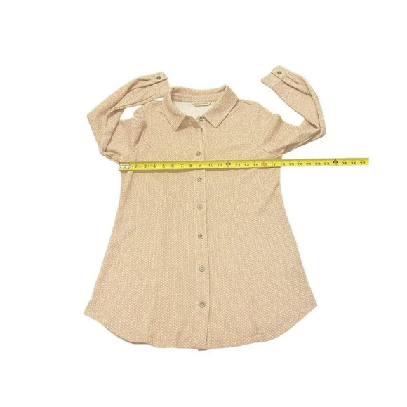 Soft Surroundings Gale Tunic Womens Size S Peach Button Front NWT - Picture 4 of 8